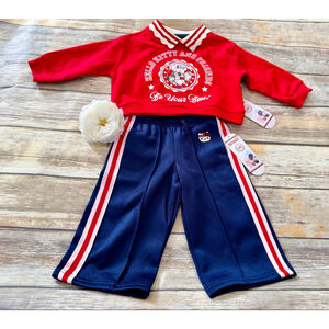 NWT HELLO KITTY SWEATSHIRT & TRACK PANT